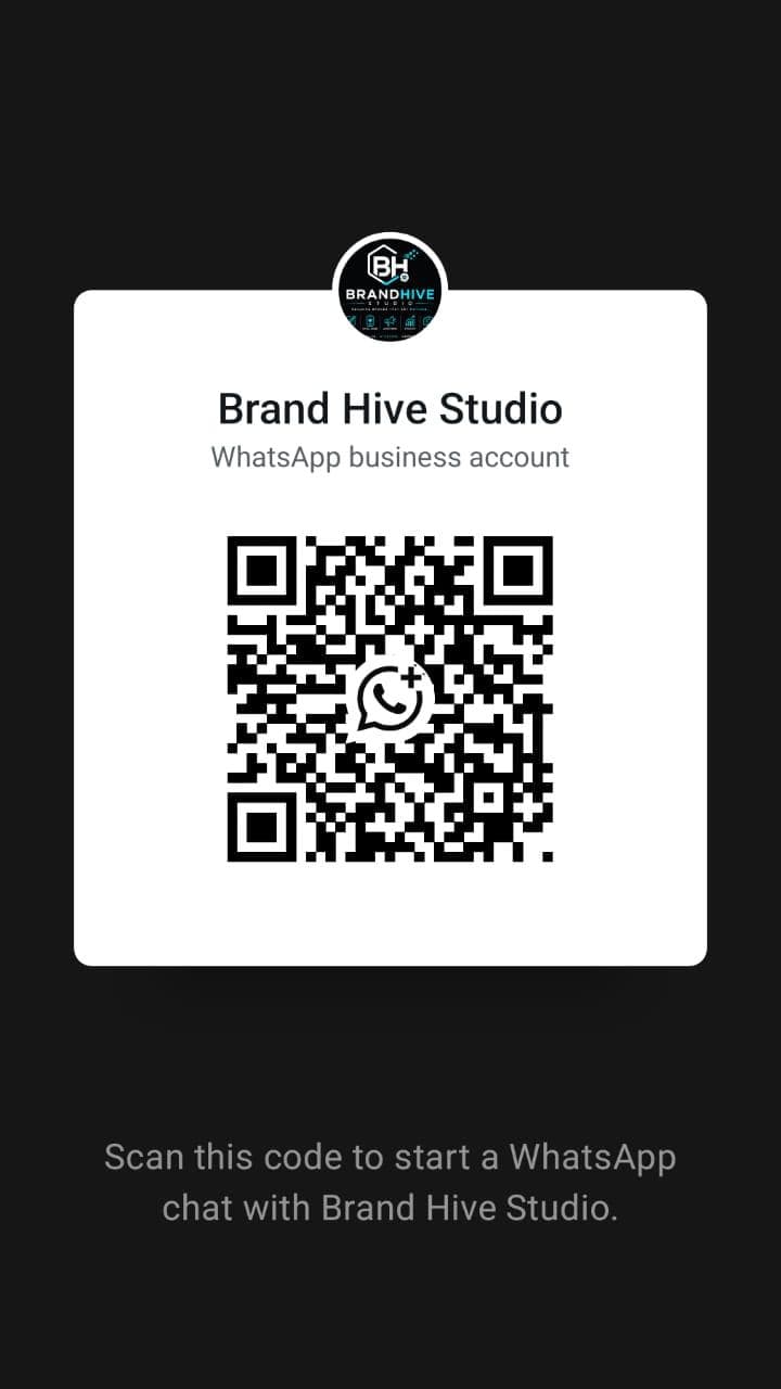 BrandHive Studio WhatsApp QR Code