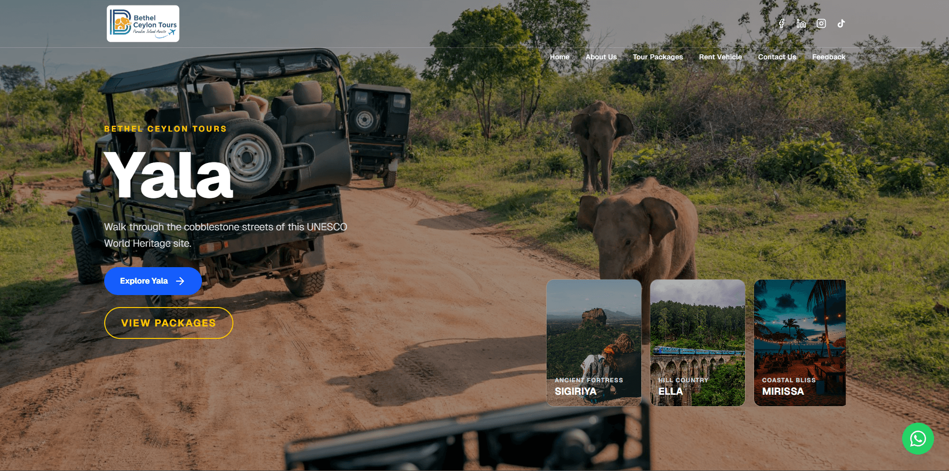Bethel Ceylon Tours Project Case Study Cover