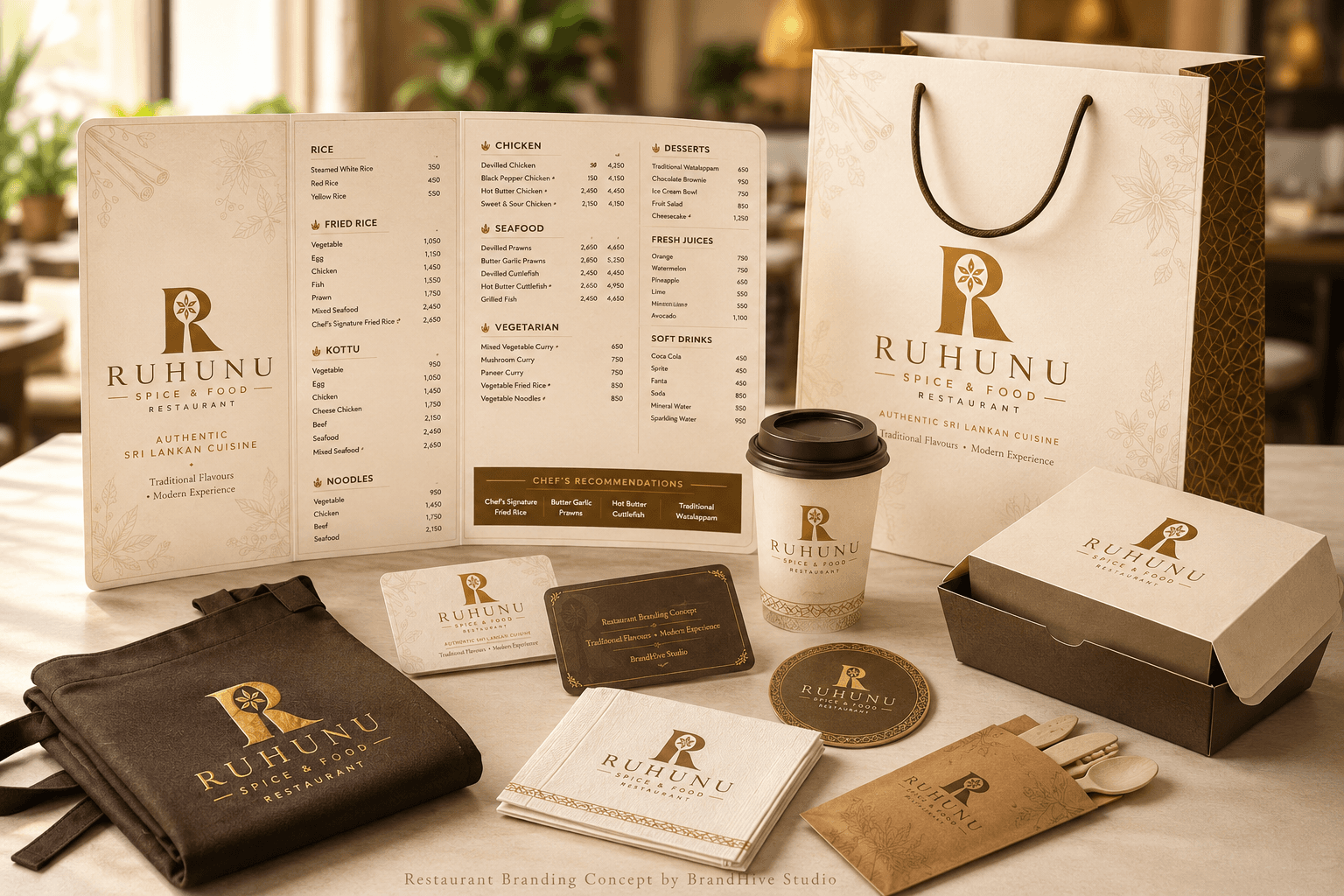 Ruhunu Spice & Food - Packaging & Brand Identity Image 1