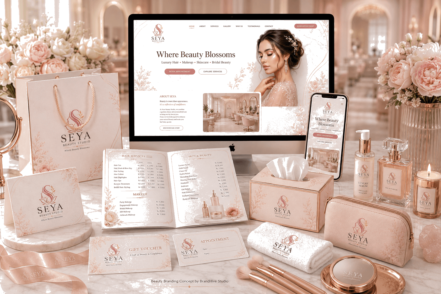 Seya Beauty Studio - Brand Identity Image 1