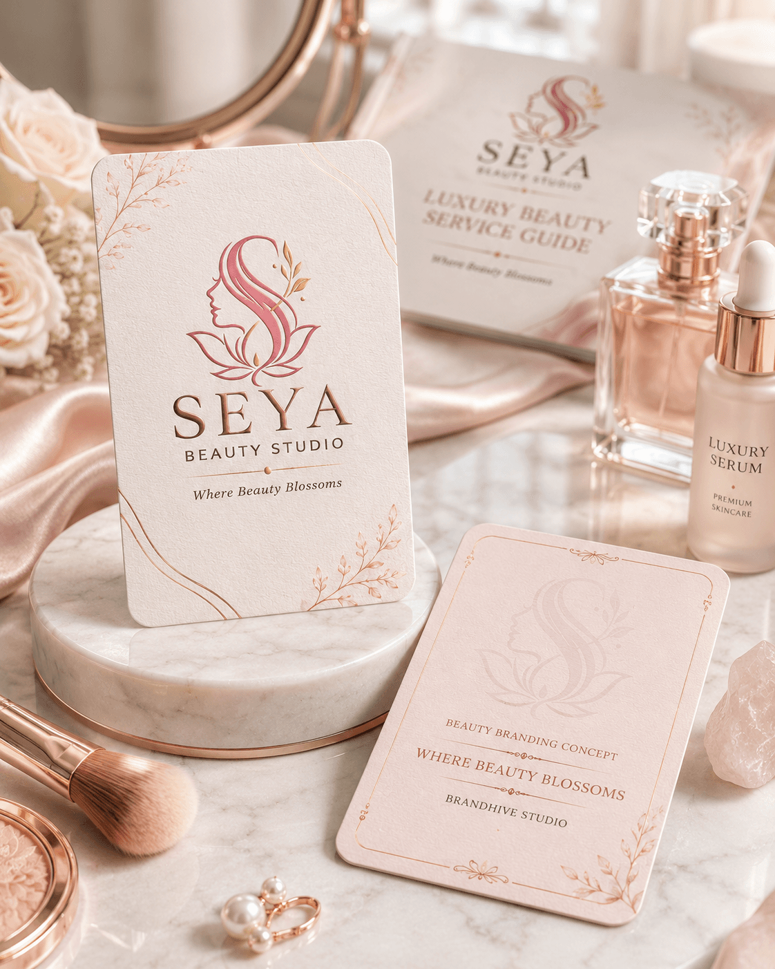 Seya Beauty Studio - Stationery Design Image 1