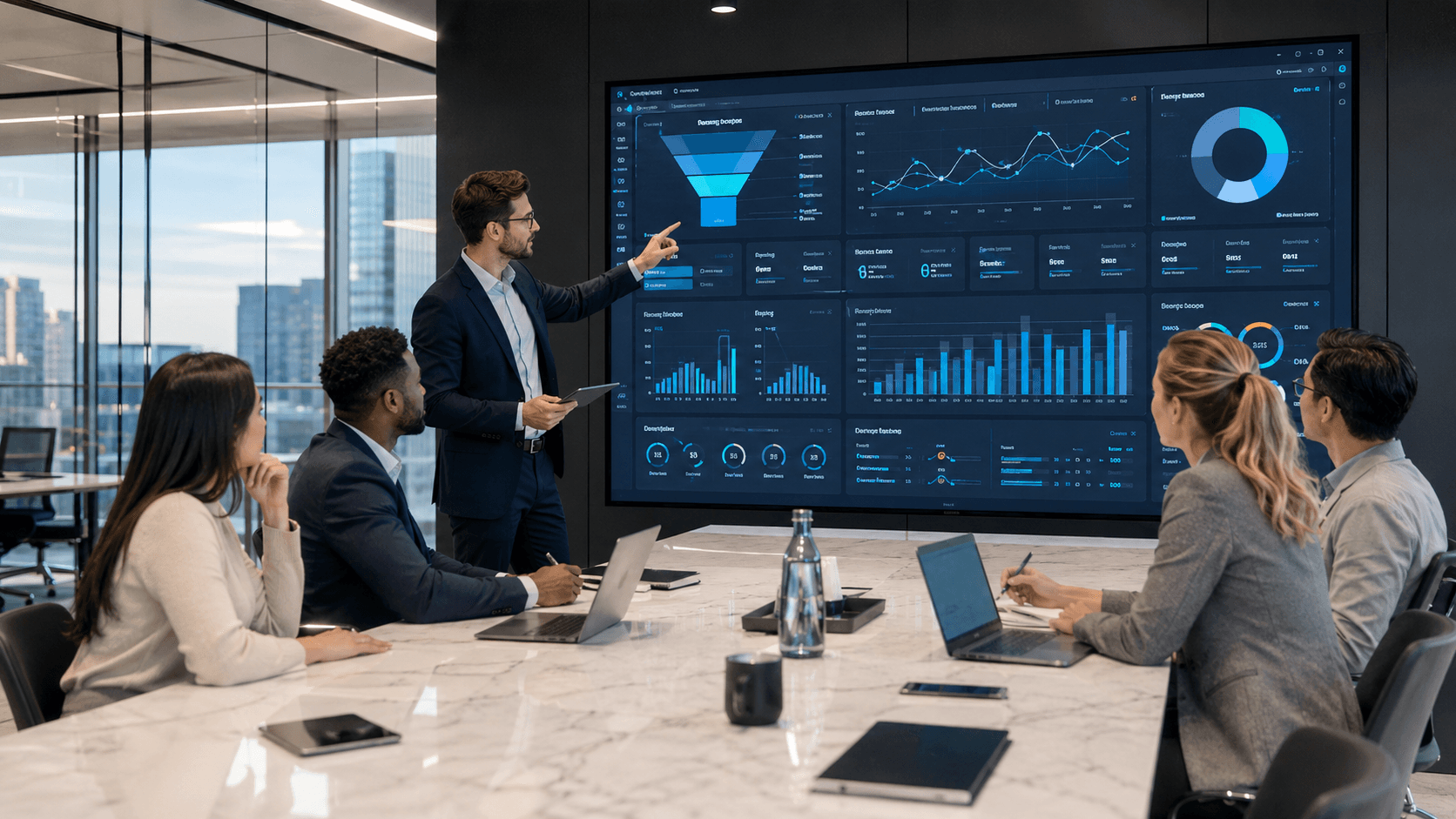 Growth Marketing & Performance Presentation Mockup