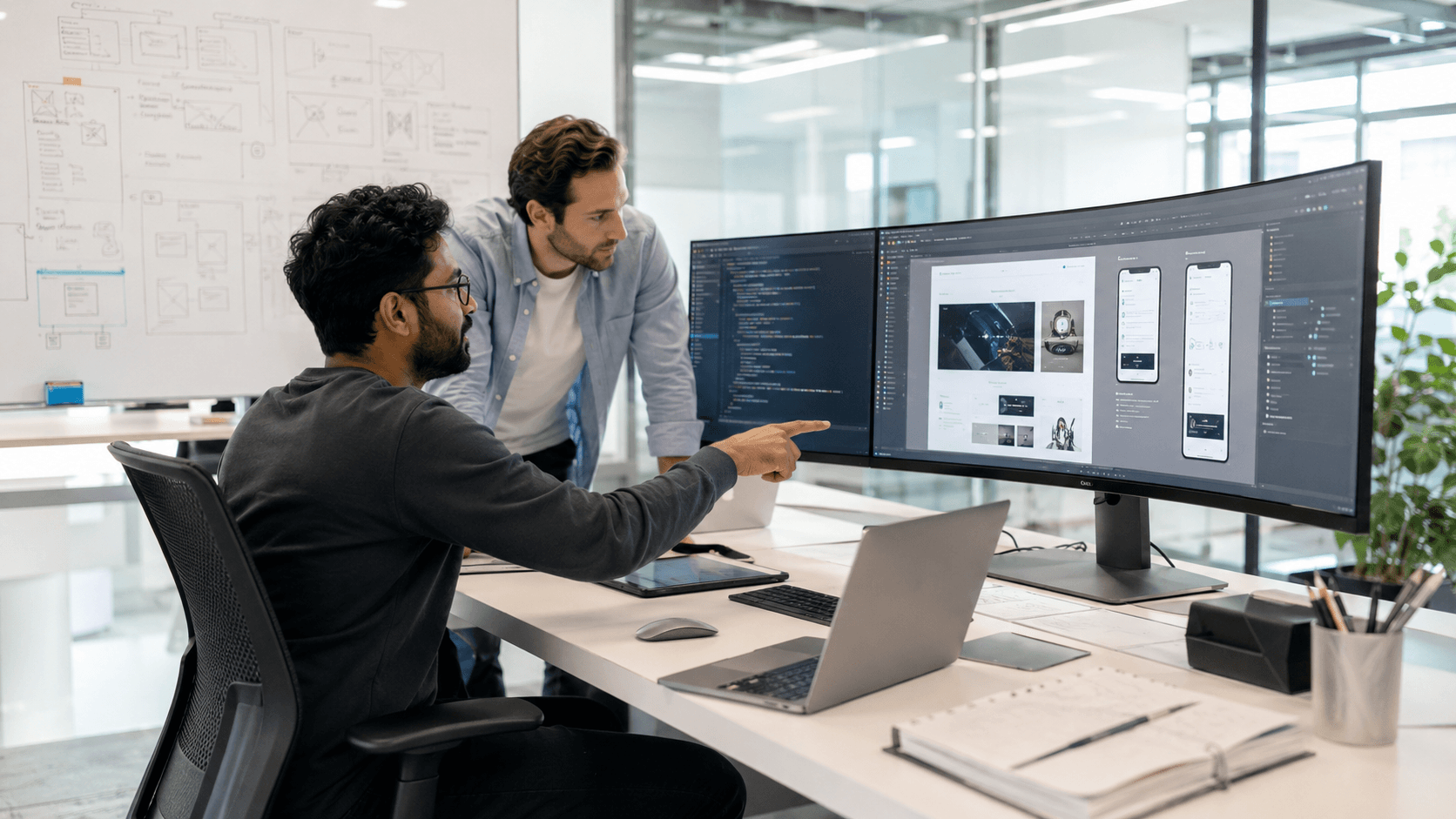 Web Experience & Digital Platforms Presentation Mockup